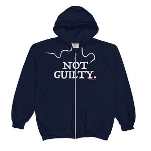"Not Guilty" Zip Hoodie